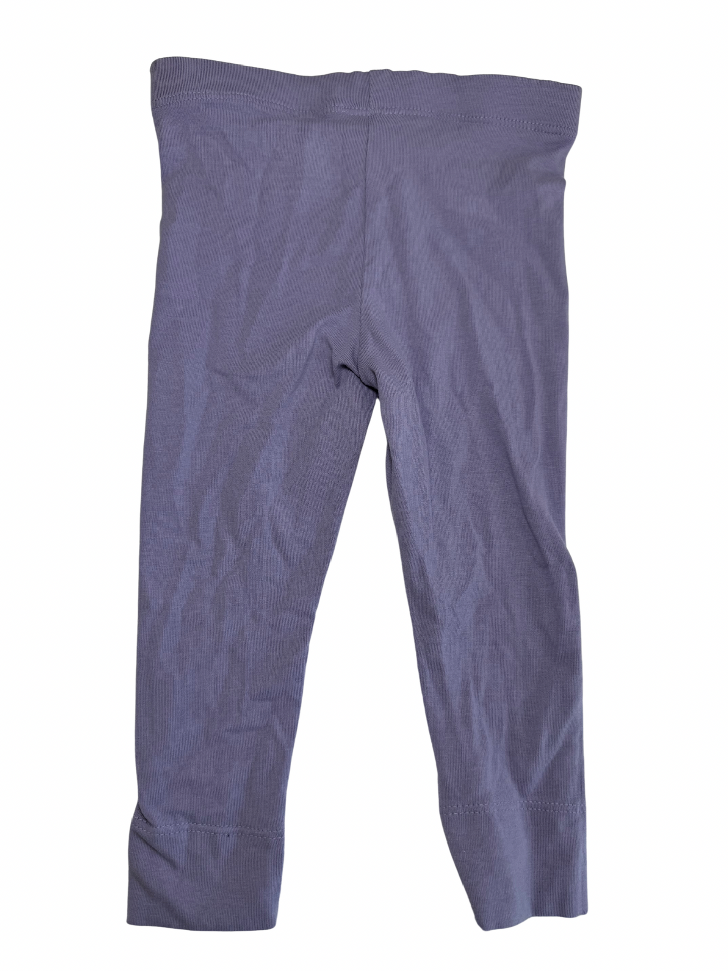 Brun body-sæt med lilla blomster + lilla leggings