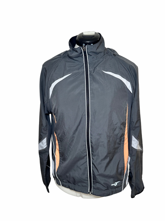 Grå windbreaker