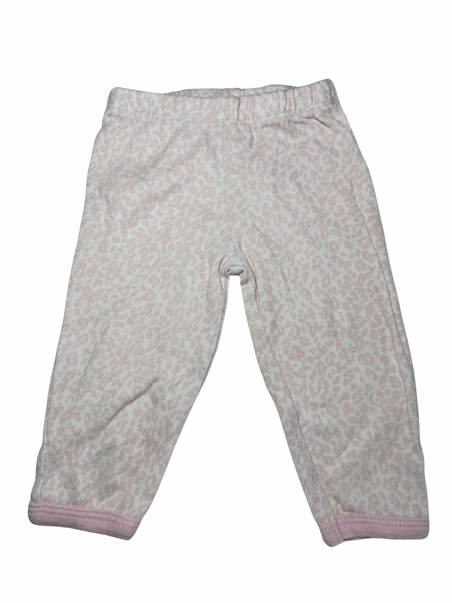 Lyserød leopard leggings